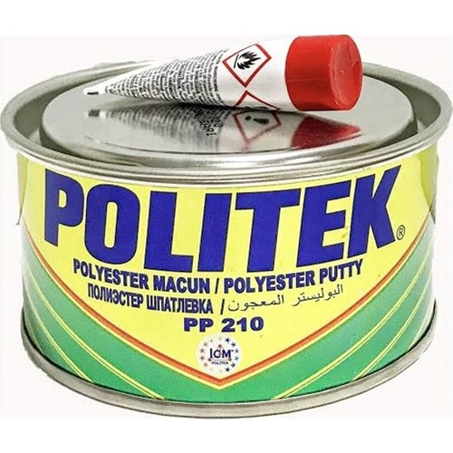 Politek%20Polyester%20Çelik%20Macun%20500gr%20Sarı%20Renkli