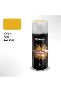 Polisan Sprey Boya Krom Sarı 400Ml Ral1023